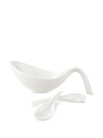 Villeroy & Boch oval-shape bowl (set of three) - White