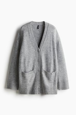 H&M Oversized Cardigan - Grau