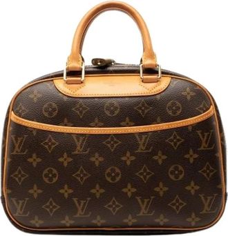 Louis Vuitton Pre-owned Trouville Handtas - Dames - Vintage Handtas - Bruin - ONE Size - Leer - Vintage