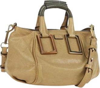 Chlo&eacute; Pre-owned Handbags, female, Beige, Size: ONE SIZE Pre-owned Hand Bag