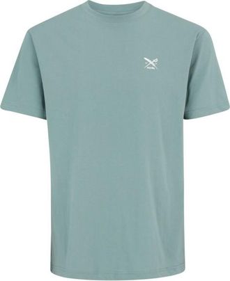 Iriedaily Chestflag Tee T-Shirt f&uuml;r Herren | t&uuml;rkis