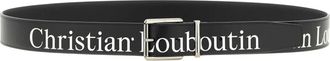 Christian Louboutin Heren, Accessoires, Zwart, Maat: 90 CM Leer