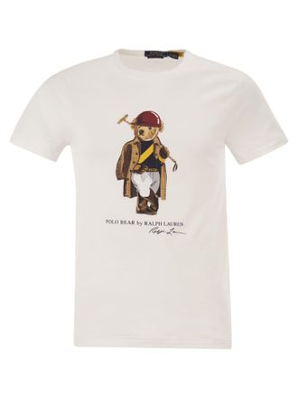 Polo Ralph Lauren Bear Custom Slim Fit Polo Shirt