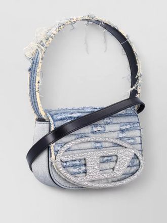 Diesel 1dr denim shoulder bag