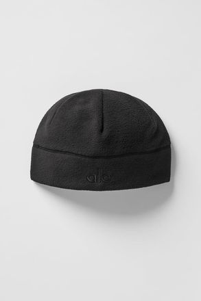 Alo | Performance Fleece Beanie Hat in Black