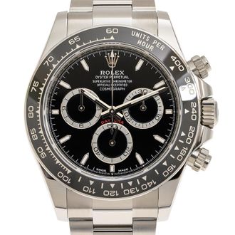 Rolex Pre-owned Rolex Daytona Chronograph Automatic Black Dial Mens Watch 126500LN-0002