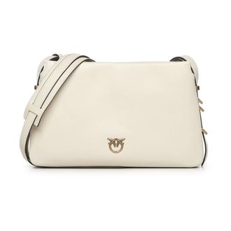 Pinko Cross Body Bags, female, White, Size: ONE SIZE Triplet Mini