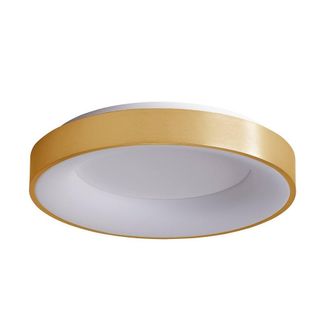Netlighting Modern LED Flush Ceiling Light Gold 3000K 2750lm Dimmable