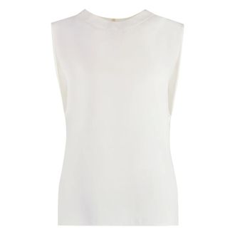 Saint Laurent Dames, Blouses & Shirts, Wit, Maat: S Zijde