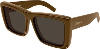 Saint Laurent Sunglasses, female, Brown, Size: 61 MM Howl Sunglasses