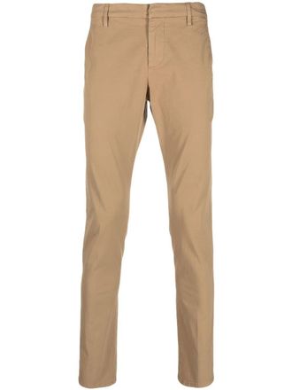 Dondup slim-cut leg trousers - Neutrals