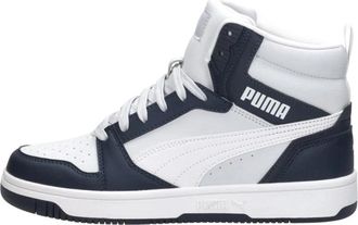 Puma Rebound V6 Mid - Dames - Sneakers - Blauw - 37 EU - Schoenen