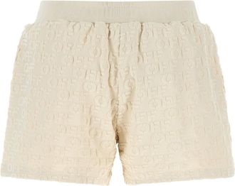 Off-white Embossed Logo Terry Shorts - Off-White