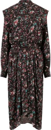 Isabel Marant Okleya Dress - Dames - Casual kleedjes - Veelkleurig - 2XS - Rayon - Kleedjes