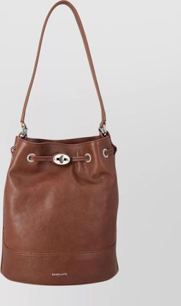 Zanellato leather shoulder bag adjustable strap