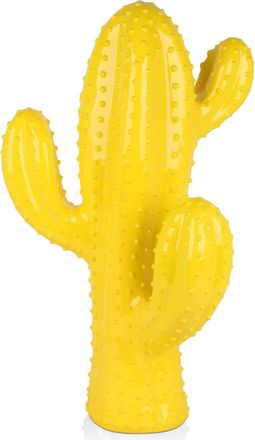 ADM Grosse Design Skulptur Cactulinos Gelb, 68 x 40 cm