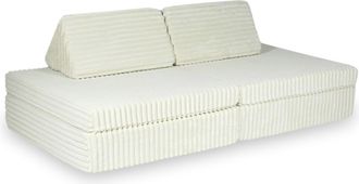 OEM Sof&aacute; De Juegos Montessori Est&aacute;ndar Color Beige Con Dise&ntilde;o De Gofre