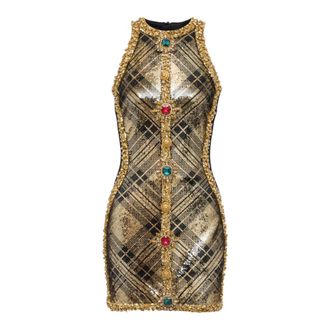 Balmain Mujer, Vestidos, Amarillo, Talla: XS