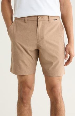Travis Mathew Hammock Day Shorts in Heather Portabella at Nordstrom Rack, Size 40