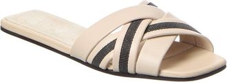 Brunello Cucinelli Leather Sandal