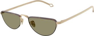Giorgio Armani AR6166J 30022A Mens Sunglasses Gold Size 53