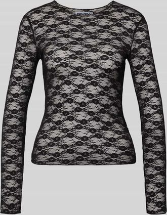 Review Langarmshirt aus Spitze in Black, Gr&ouml;&szlig;e XS