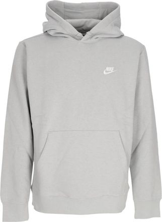 Nike Sportswear Club Fleece Hoodie - Heren - Sportshirts - Grijs - 2XL - Katoen - Fitness