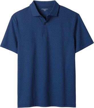 CHARLES TYRWHITT Performance Cotton Polo - Navy Multi Size XXXL by Charles Tyrwhitt