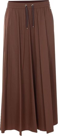 Herno Brown Long Skirt