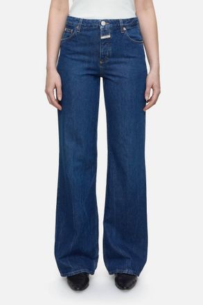 Closed Gillan Wide Leg Jeans In Dark Blue