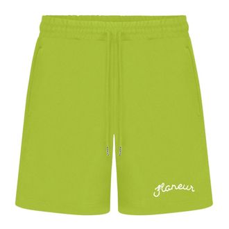 Flaneur Flâneur, Heren, Korte broeken, Groen, Maat: M Fleece