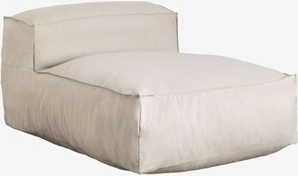 Sklum Sill&oacute;n Chaise Longue En Tela Dojans Sklum