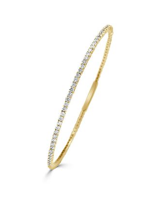 Sabrina Designs 14K 1.72 Ct. Tw. Diamond Flexible Bangle Bracelet