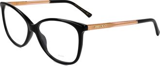Jimmy Choo London Womens 53 mm Black Opticals
