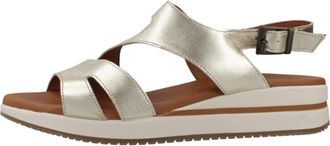 Fluchos Merlo Sandalias - Dames - Sleehakken - Geel - 40 EU - Leer - Schoenen