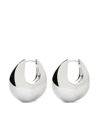 Missoma Sculptural Pebble oorringen - Zilver