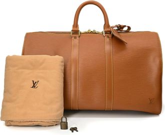 Louis Vuitton Gold Cipango Light Brown Epi Leather Boston Bag (Pre-Owned)