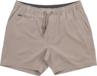 Burnside Hybrid Elastic Waist Shorts in Khaki at Nordstrom Rack, Size X-Large