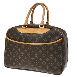 Louis Vuitton Trouville Monogram Canvas Brown Canvas Handbag (Pre-Owned)