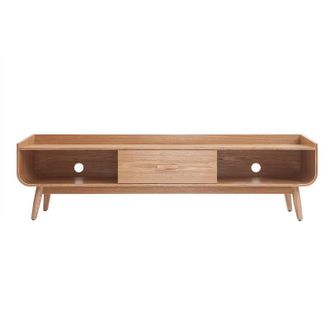 Miliboo Miliboo - Mueble Tv Vintage Madera Fresno 180 Cm Hallen