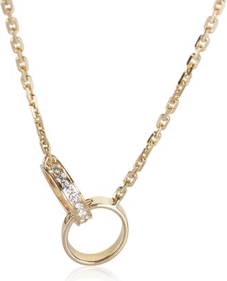 Cartier Pre-Owned Cartier Yellow Gold Diamond Love Pendant