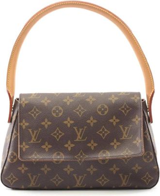 Louis Vuitton Pre-owned Top Handle Bag - Dames - Vintage Handtas - Bruin - ONE Size - Vintage