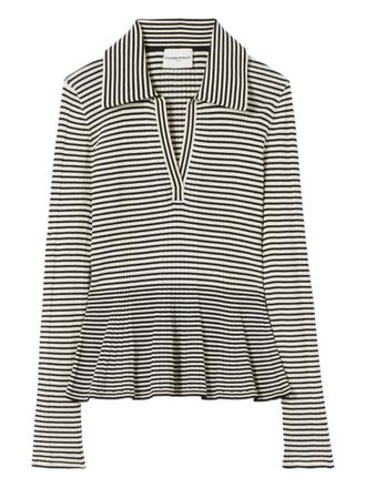 Claudie Pierlot striped long-sleeve top - Wit