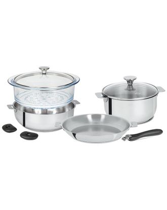 Cristel Tulipe 9Pc Set With Removable Handle Handle