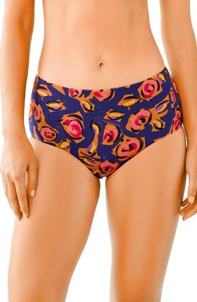 Huit High Waist Bikini Bottoms in Print at Nordstrom, Size X-Small