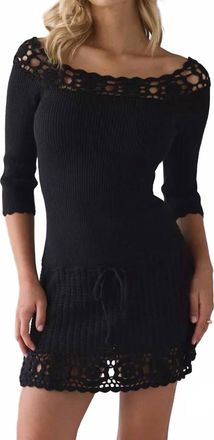 Frankies Bikinis Kaia Mini Dress In Black