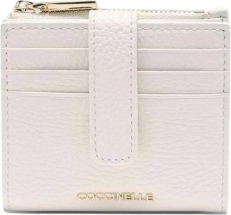 Coccinelle Portafoglio con logo - Bianco