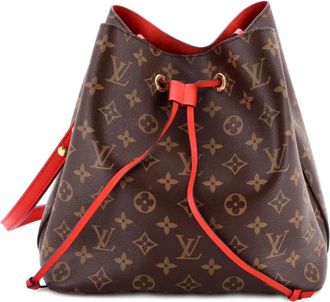 Louis Vuitton NeoNoe Handbag Monogram Canvas with Leather MM bucket bag - Bruin