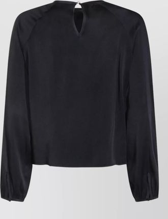 Fabiana Filippi long sleeve top featuring keyhole back