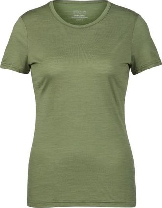 Stoic Merino145 NehrenSt. T-Shirt Merinoshirt f&uuml;r Damen | oliv